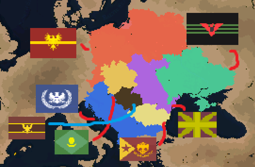 I recrated the Papers Please map in Age of Civilizations 2 : r/papersplease