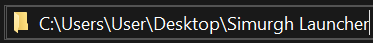the directory in windows